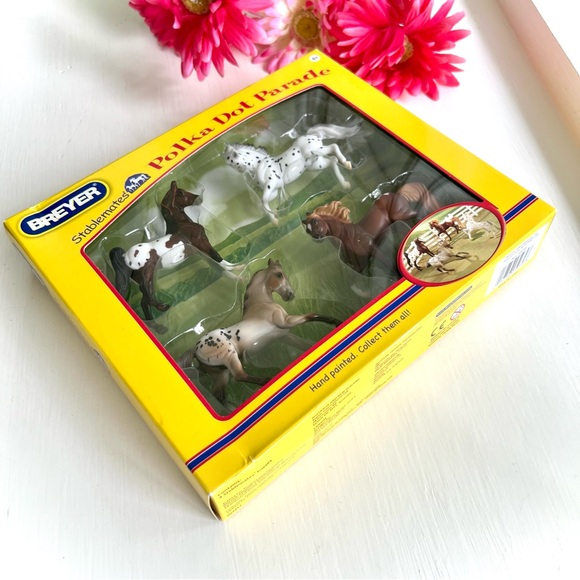 NEW Breyer Stablemates Polka Dot Parade Horse Figures Collectible Toy Set # 5979 - Picture 13 of 15